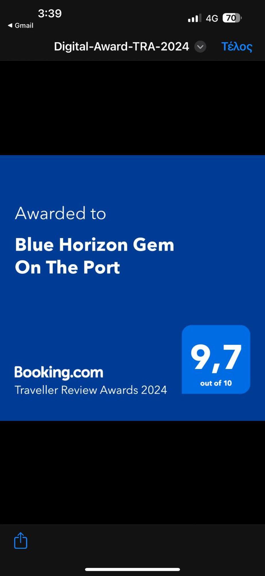 Blue Horizon Gem On The Port Rafína Exterior foto